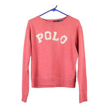  Vintage pink Polo Ralph Lauren Sweatshirt - womens large