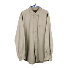  Vintage beige Timberland Flannel Shirt - mens x-large