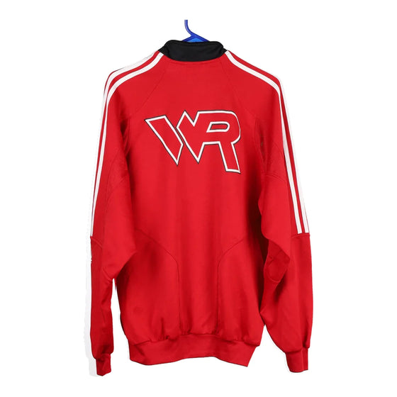 Vintage red Adidas Track Jacket - mens medium