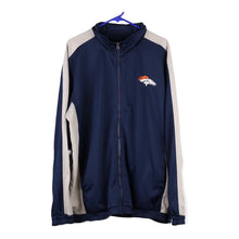 Vintage blue Denver Broncos Nfl Track Jacket - mens x-large