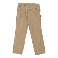  Vintage brown Original Fit Carhartt Carpenter Trousers - mens 36" waist