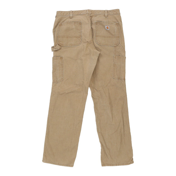Vintage brown Original Fit Carhartt Carpenter Trousers - mens 36" waist