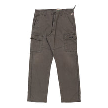  Vintage grey Wrangler Carpenter Trousers - mens 34" waist