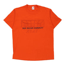  Vintage orange Sun Room Company Jerzees T-Shirt - mens x-large