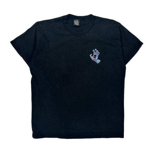 Screaming Hand Santa Cruz T-Shirt - Large Blue Cotton