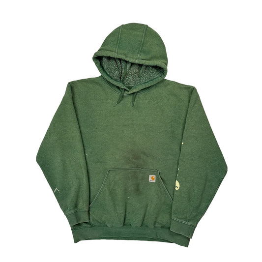 Carhartt Hoodie - XL Green Cotton