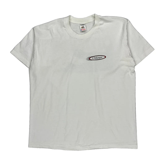 Cityleague Fruit Of The Loom Graphic T-Shirt - XL White Cotton