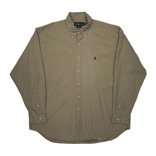 Ralph Lauren Shirt - XL Beige Cotton