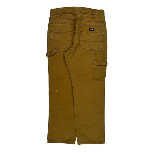 Carhartt Double Knee Carpenter Trousers - 33W 31L Brown Cotton