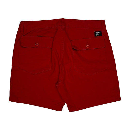 Stussy Shorts - 33W 5L Red Cotton