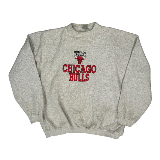 Chicago Bulls Chicago Bulls Nba Sweatshirt - 2XL Grey Cotton