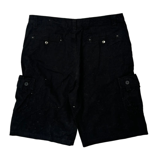 Reboot Cargo Shorts - 38W 13L Black Cotton