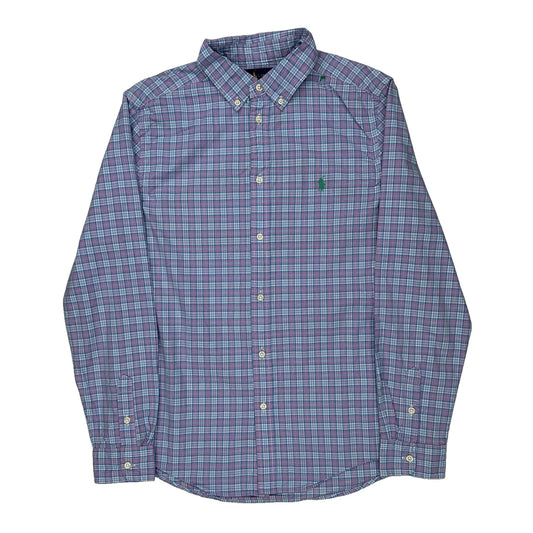 Age 14 Ralph Lauren Checked Shirt - XL Pink Cotton