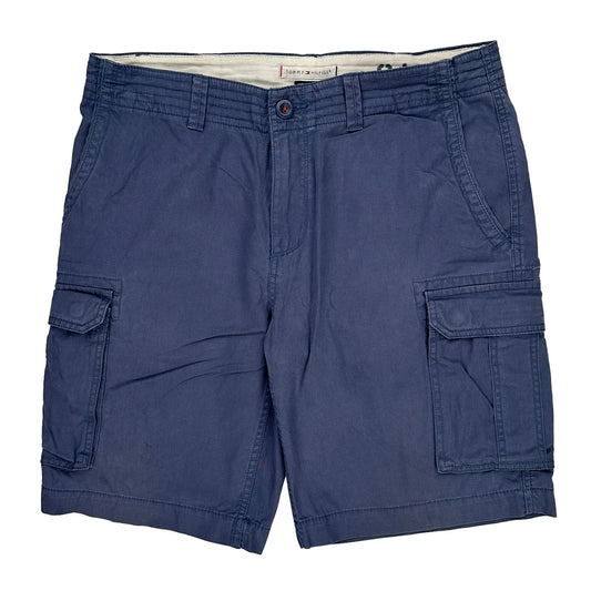 Tommy Hilfiger Cargo Shorts - 36W 10L Blue Cotton