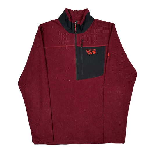 Mountain Hard Wear Fleece - Large Burgundy Polyester