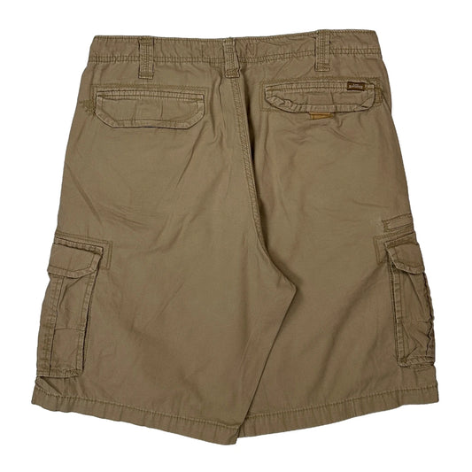 Lee Cargo Shorts - 34W 11L Khaki Cotton