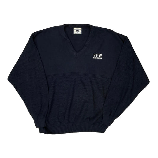 Lee Sweater - Medium Navy Cotton