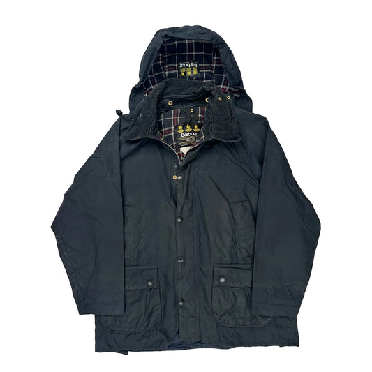 Bedale Barbour Wax Jacket - Medium Navy Cotton