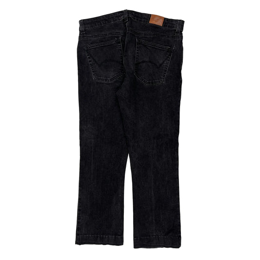 Dickies Boot Cut Jeans - 32W US 8 Black Cotton Blend