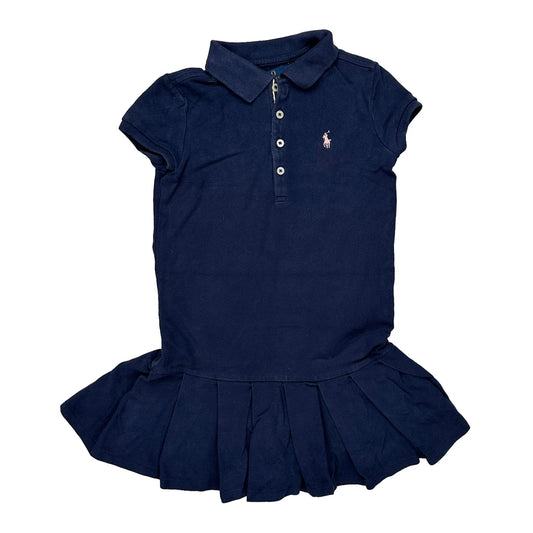 Age 5 Polo By Ralph Lauren Dress - XS Navy Cotton