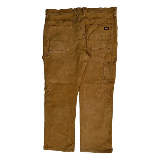 Dickies Carpenter Pants - 38W 29L Brown Cotton