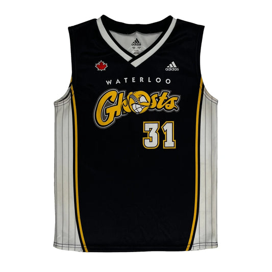 Waterloo Ghosts Adidas Graphic Jersey - Small Black Polyester