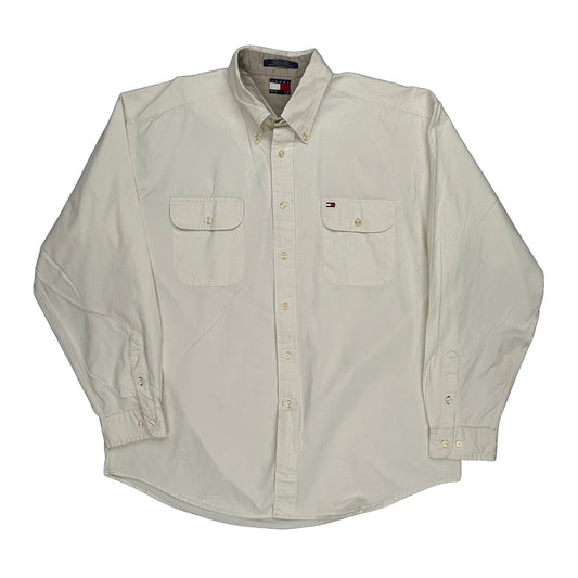 Tommy Hilfiger Shirt - XL Cream Cotton