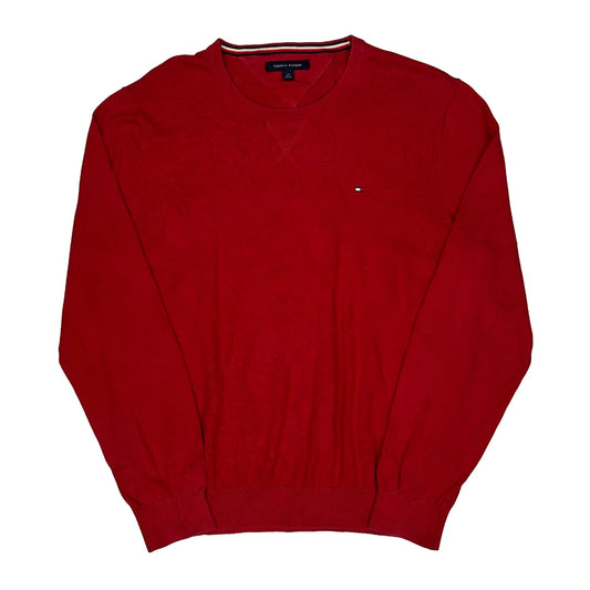 Tommy Hilfiger Jumper - Large Red Cotton