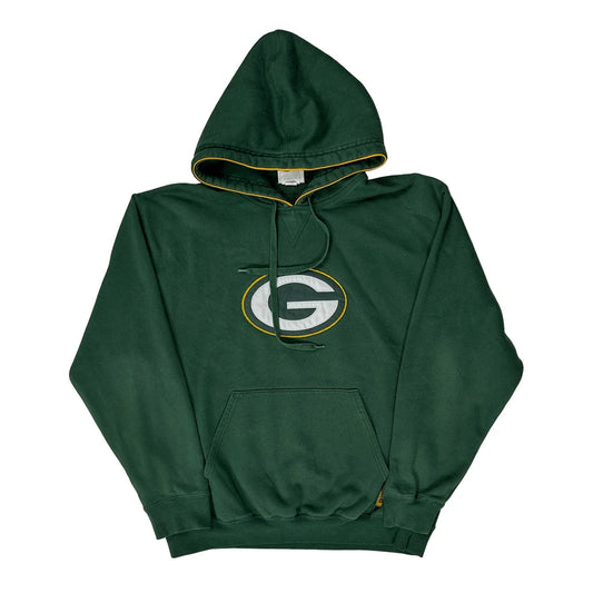 Green Bay Packers Nfl Graphic Hoodie - Medium Green Cotton Blend