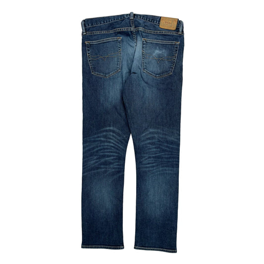 Polo By Ralph Lauren Slim Jeans - 36W 32L Blue Denim