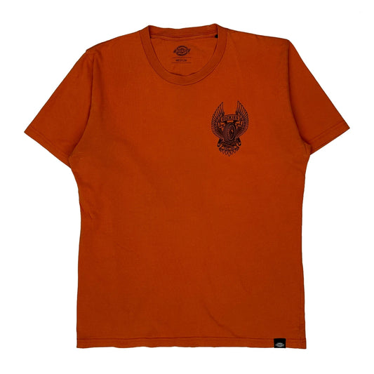 Dickies T-Shirt - Medium Orange Cotton