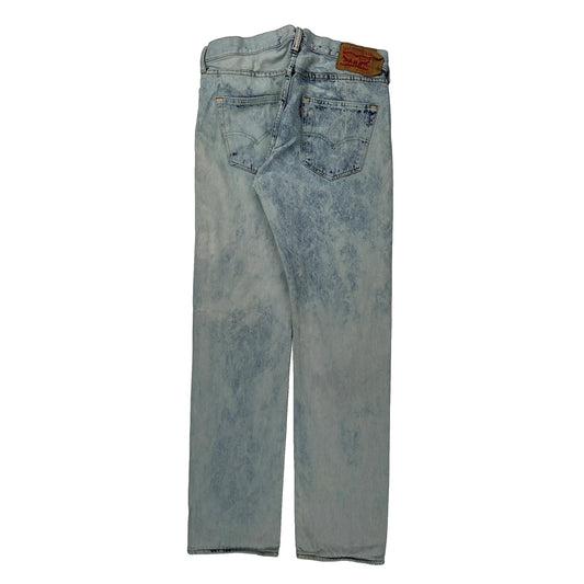 501 Levis Jeans - 32W 31L Acid Wash Cotton