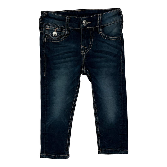 Age 12 Months True Religion Skinny Jeans - Xx-Smallw 10L Dark Wash Cotton Blend