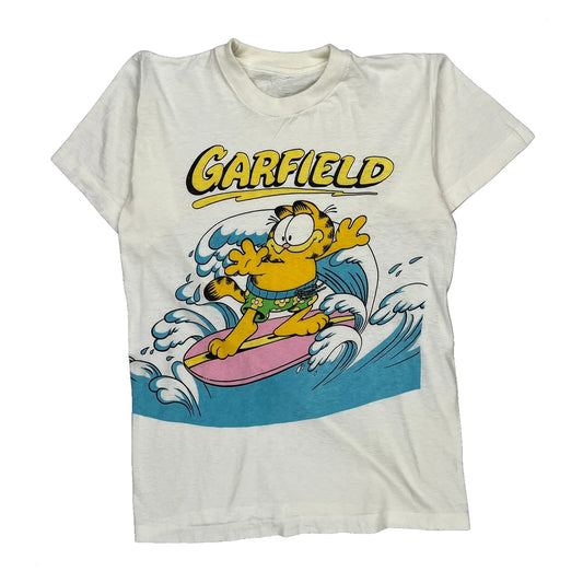 Garfield Unbranded Cartoon T-Shirt - Small Multicoloured Cotton