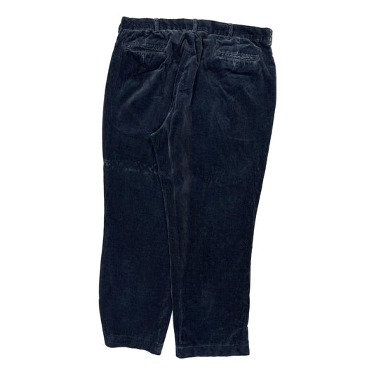 Polo Sport Cord Trousers - 36″ Waist Blue Cotton