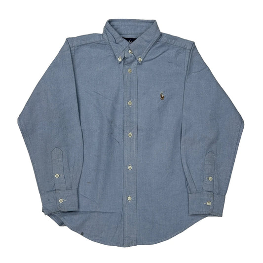Age 6 Ralph Lauren Shirt - XS Blue Cotton