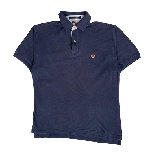 Tommy Hilfiger Polo Shirt - Small Blue Cotton