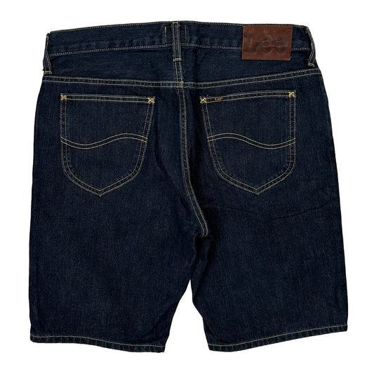 Lee Denim Shorts - 32W 10L Dark Wash Denim
