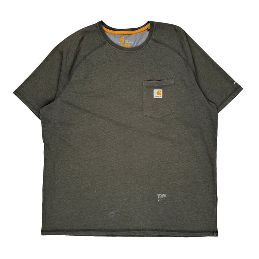 Carhartt T-Shirt - 2XL Grey Cotton