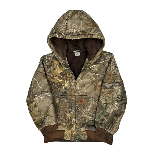 Age 10-12 Carhartt Camo Jacket - Medium Camo Cotton