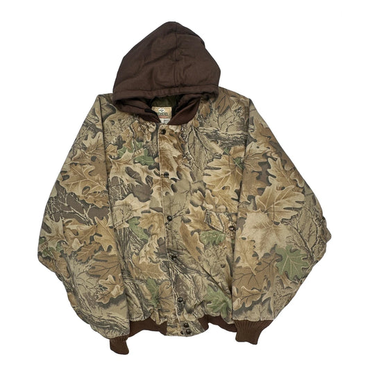 Red Head Bomber Jacket - 2XL Camo Cotton Blend