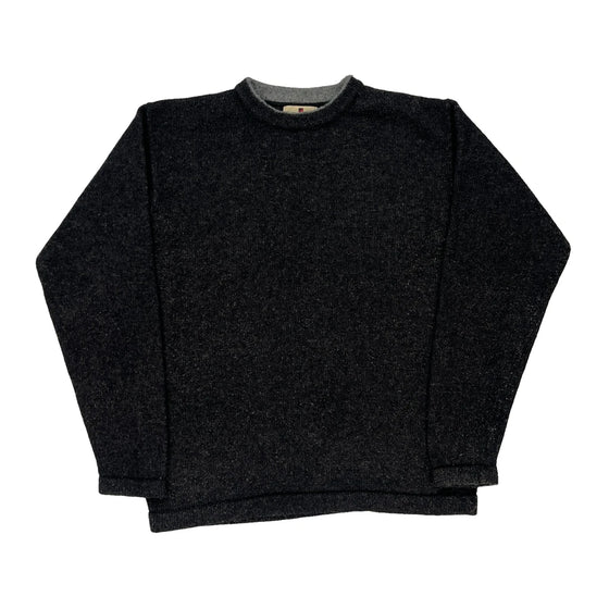 Woolrich Jumper - Large Black Wool Blend