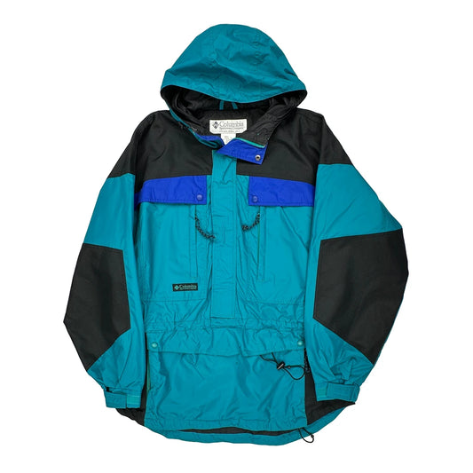 Columbia Windbreaker - Large Black Nylon