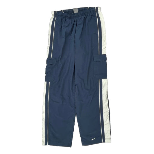 Nike Tracksuit - Large Blue Polyester