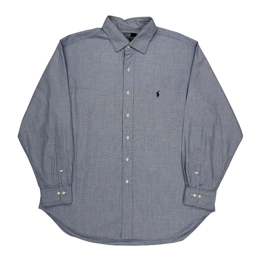Vintage Polo By Ralph Lauren Shirt - XL Blue Cotton