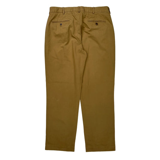 Unbranded Chinos - 36W 32L Brown Cotton Blend