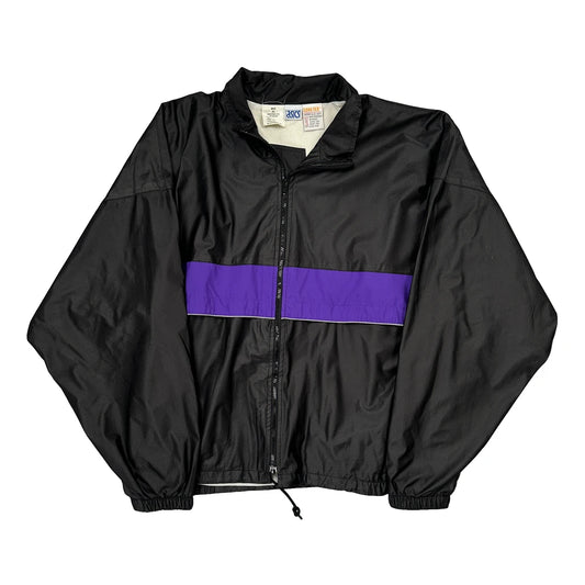 Asics Windbreaker - XL Black Nylon