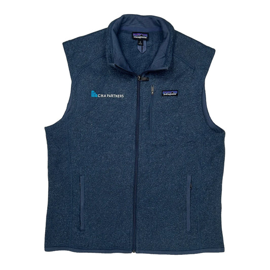 Vintage Cha Partners Patagonia Gilet - Large Blue Polyester