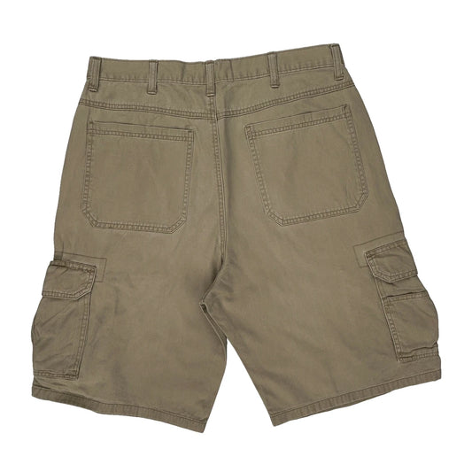Wrangler Cargo Shorts - 36W 11L Khaki Cotton