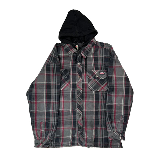 Dickies Checked Jacket - XL Black Cotton
